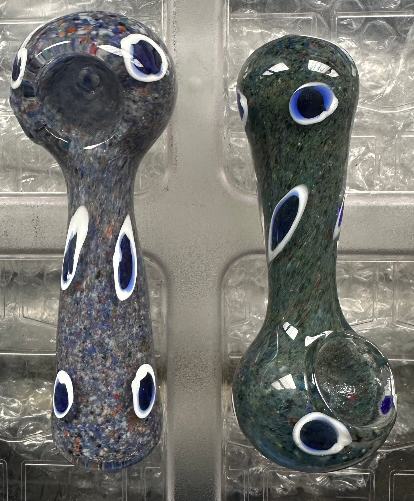 Glass Confetti Spot Spoon Pipe