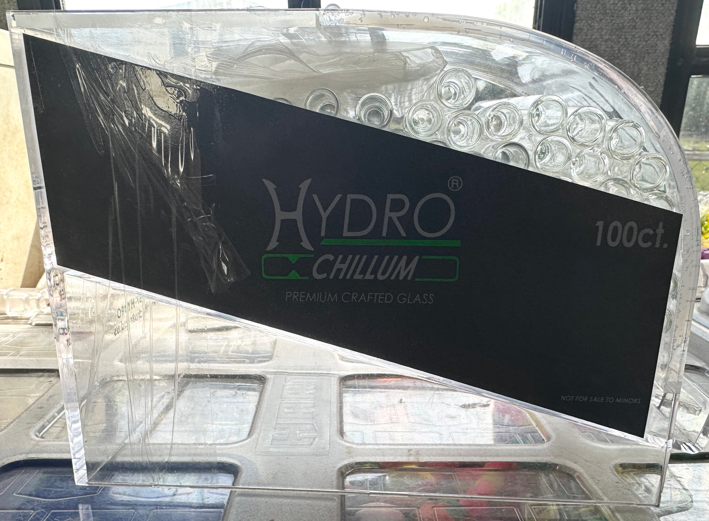 Hydro Chillum Dispenser w/ 100ct Glass Chillums