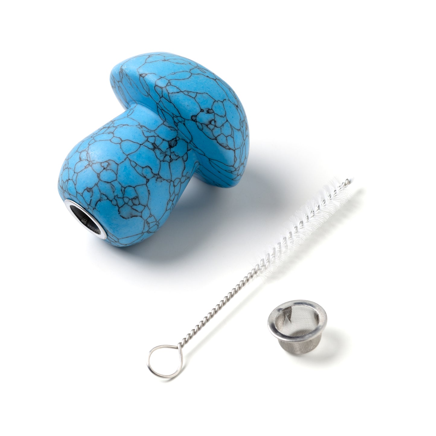 Astral Project Gemstone Mushroom Hand Pipe
