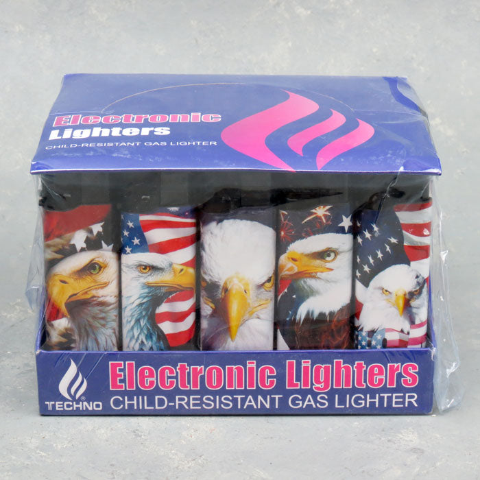 Techno Electric Lighters 50ct