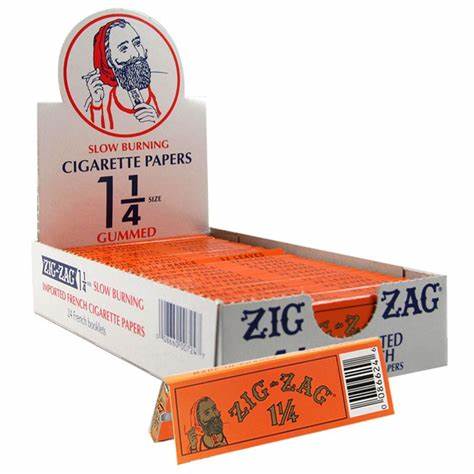 Zig Zag Slow Burning 1 1/4 Papers 24/32packs