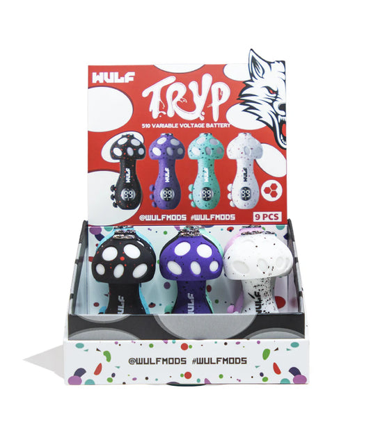 Yocan Wulf TRYP Mushroom 510 Thread Battery 9pk