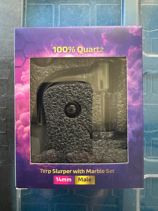 Quartz Full Welded Terp Slurper W/ Box