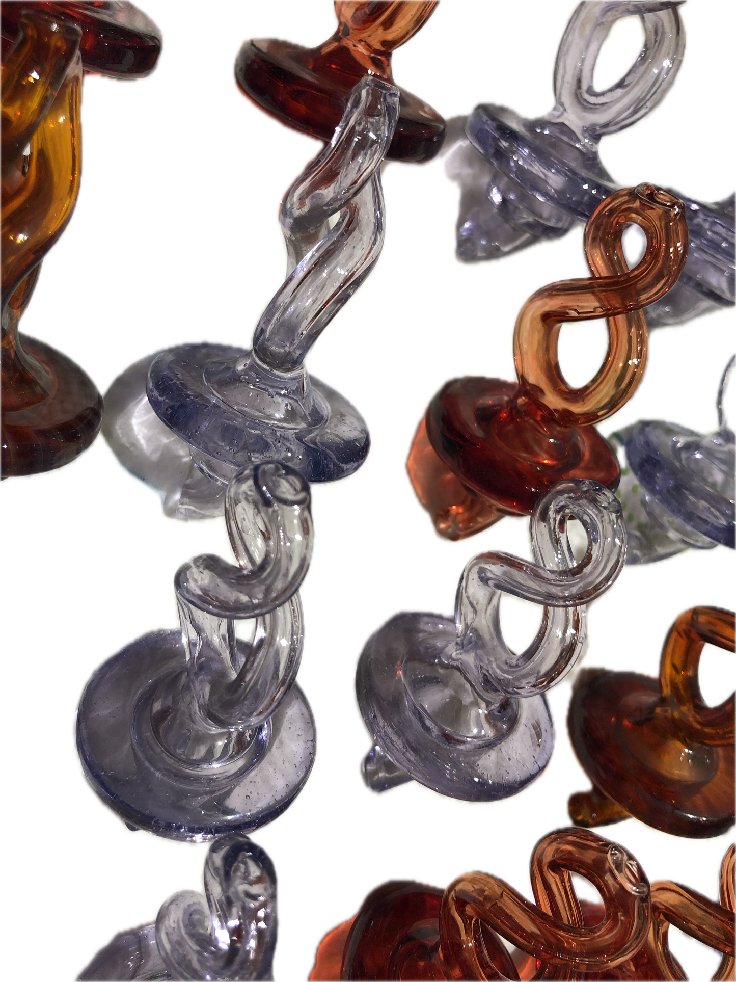 Glass Helix Carb Cap