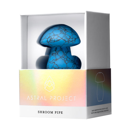 Astral Project Gemstone Mushroom Hand Pipe