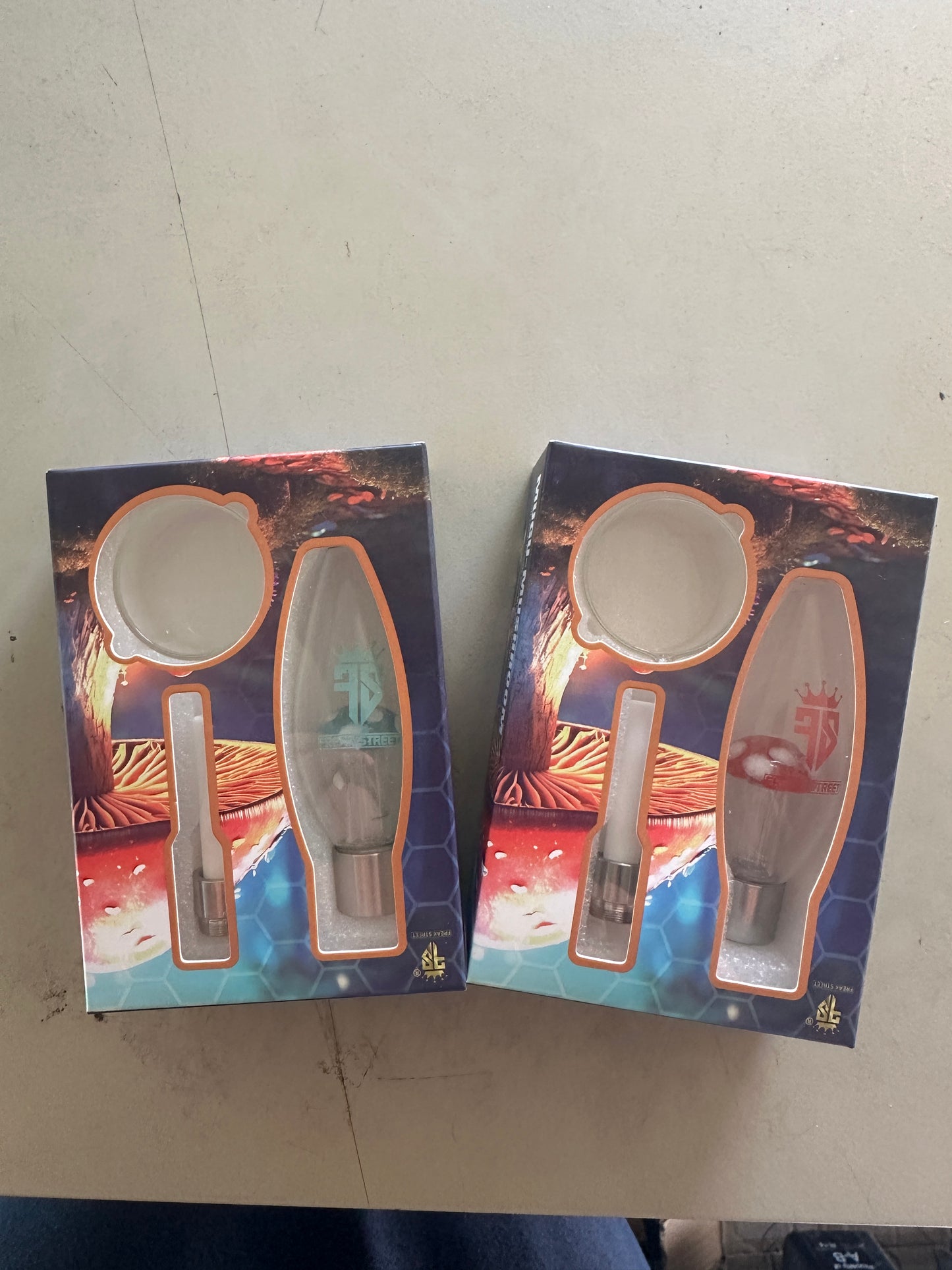 Glass Small Teardrop Nectar Collector w/ Ceramic Nail