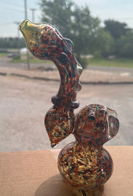 Glass Large Colorful Bubbler