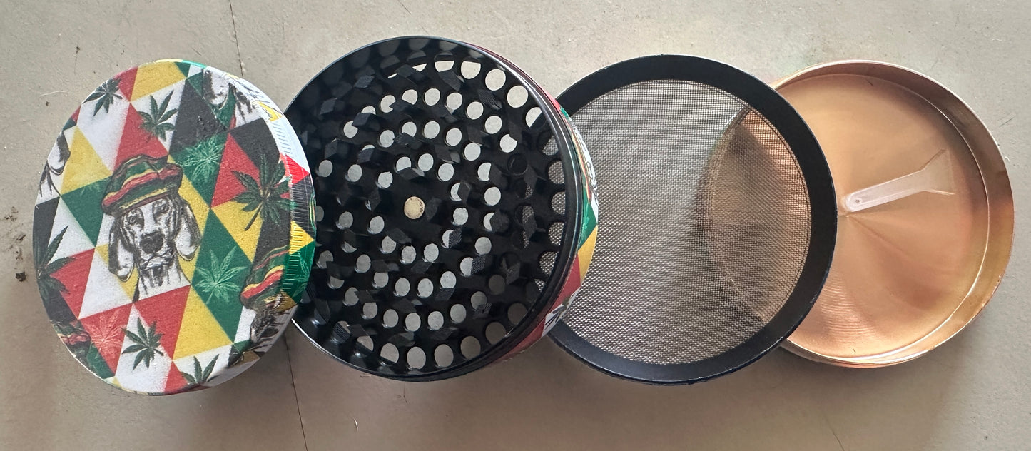 Metal Large 4-piece Pic Grinder