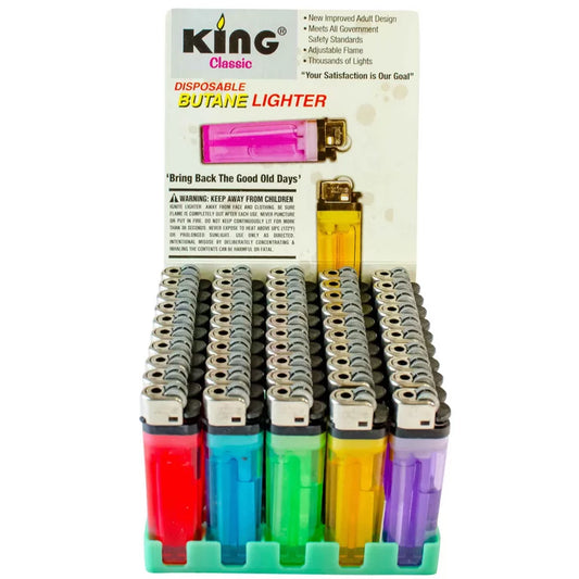 King Classic Basic Lighter 50ct