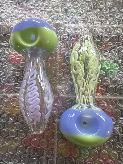 Glass Pastel 2-tone large Spoon