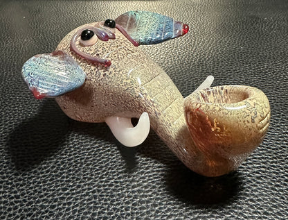 Glass Elephant Hand Pipe
