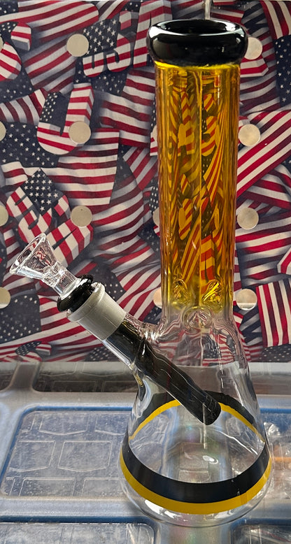 Glass 10” Dual Color Beaker