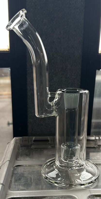 Glass 10” Pillar Water Pipe