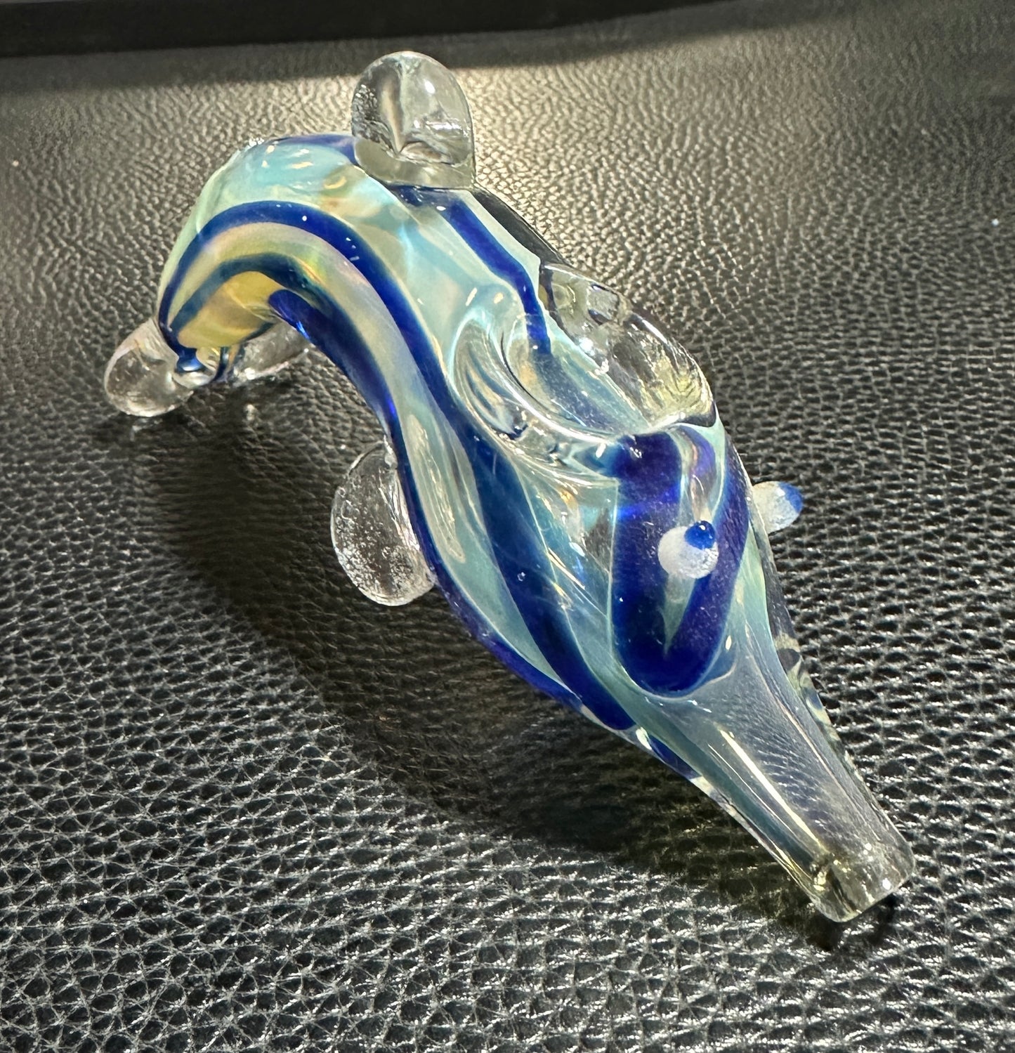 Glass Dolphin Hand Pipe