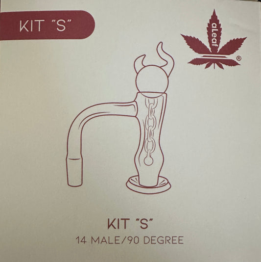 A Leaf - Quartz 14mm Chain Slurper Kit