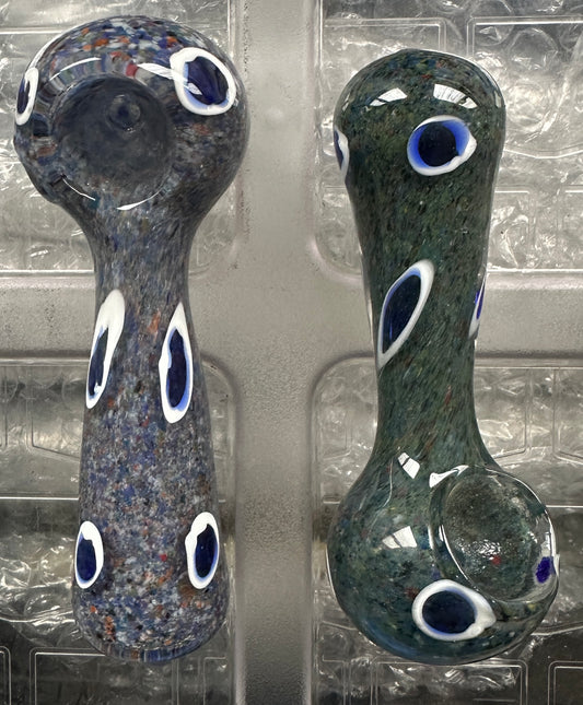 Glass Confetti Spot Spoon Pipe
