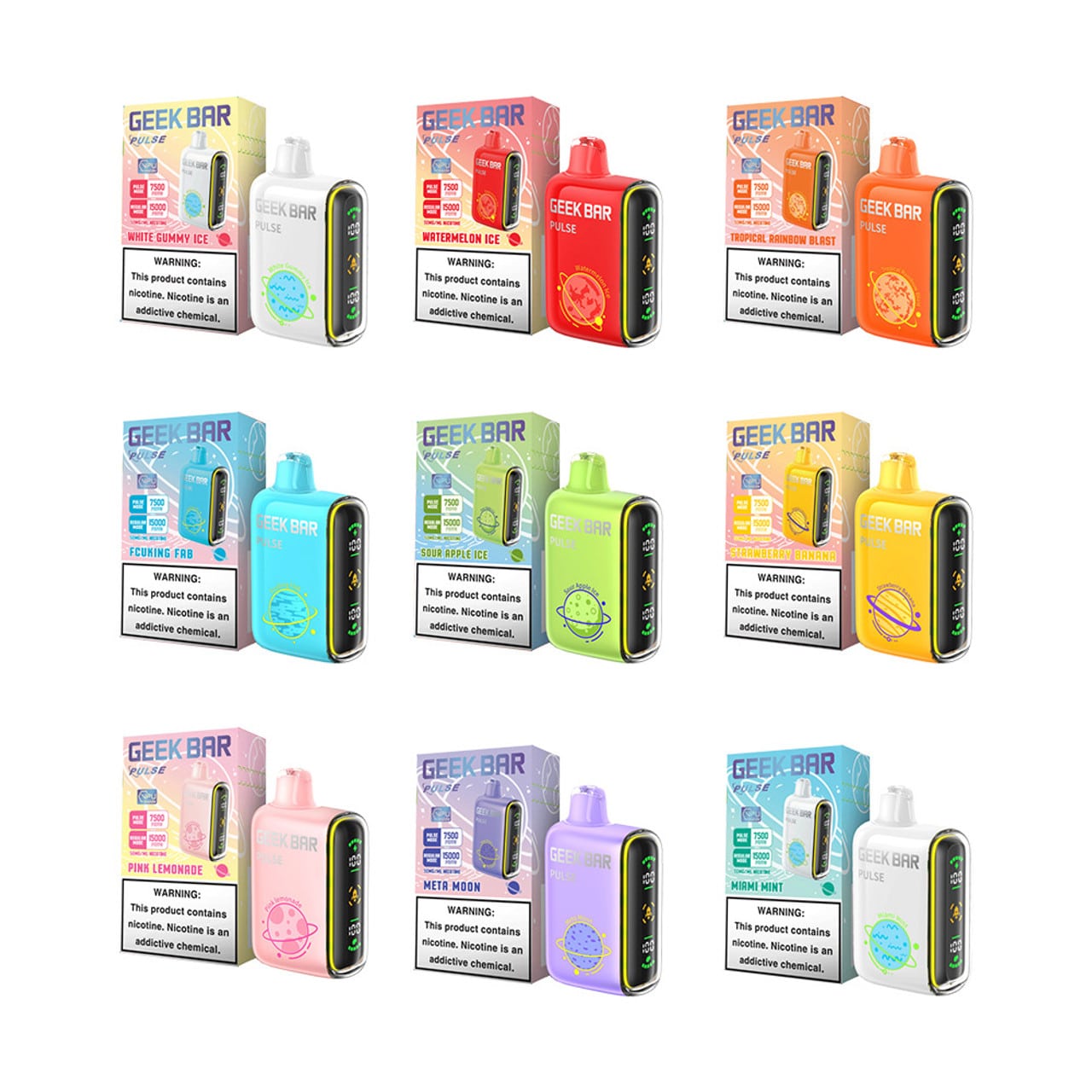 Geek Bar Pulse 15K Puff 5pk