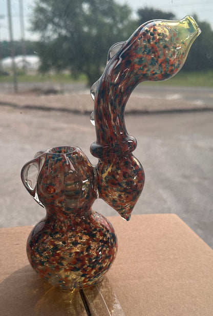 Glass Large Colorful Bubbler