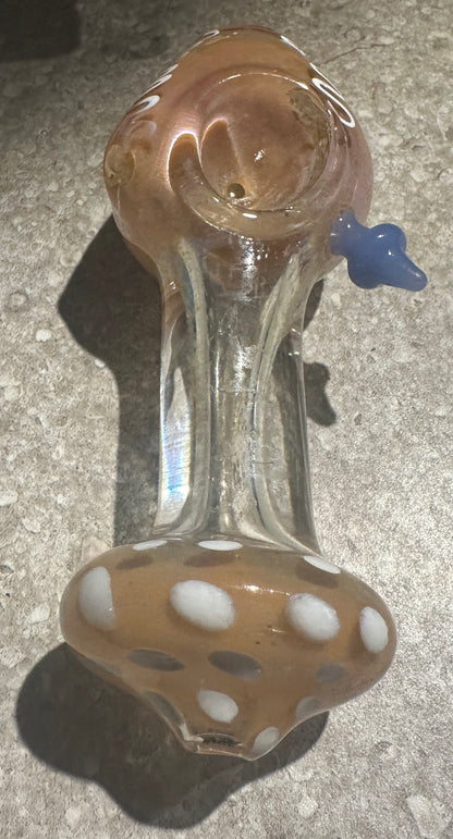 Glass 4” Mushroom Handpipe