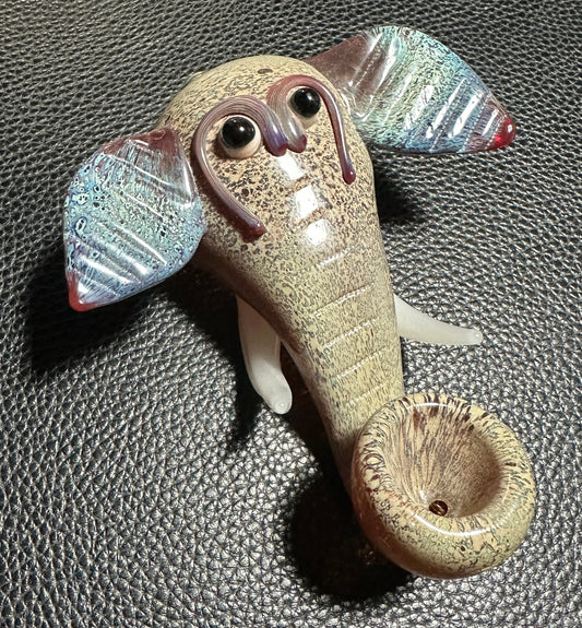 Glass Elephant Hand Pipe