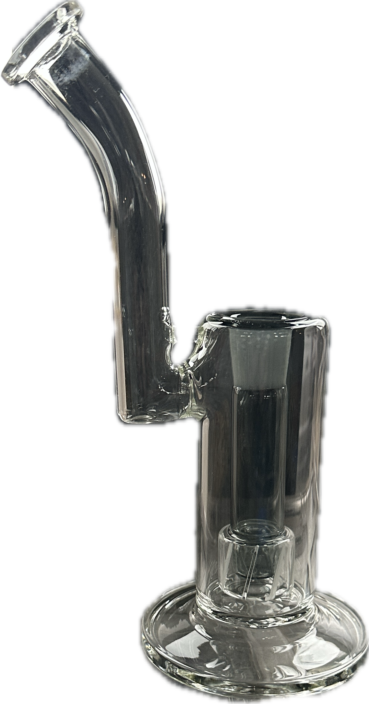 Glass 10” Pillar Water Pipe