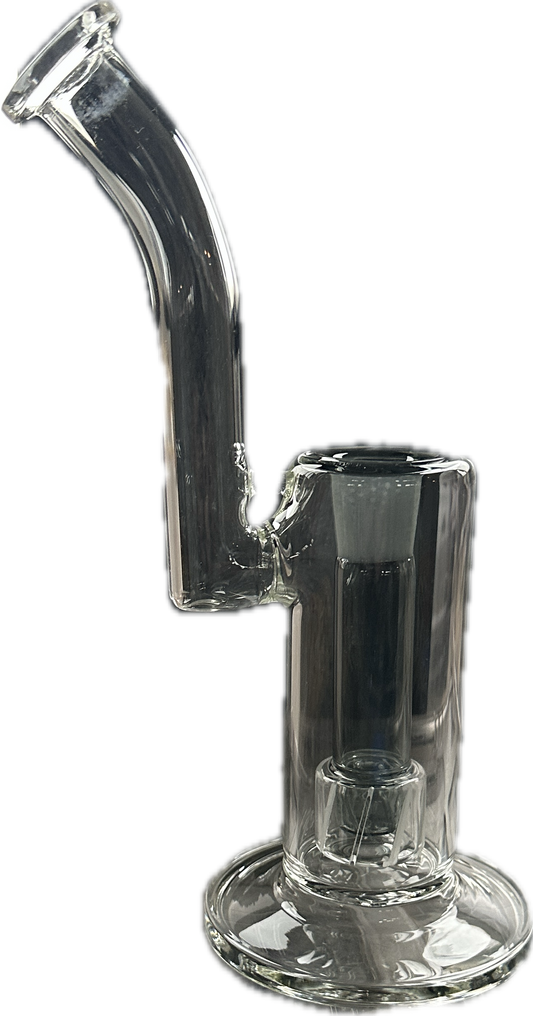 Glass 10” Pillar Water Pipe