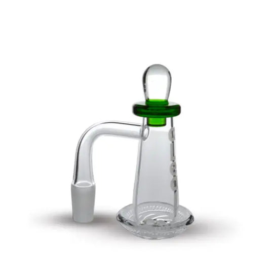 A Leaf - Quartz 14mm UFO Slurper w/ Pearls