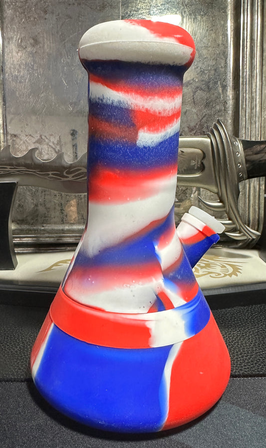 Silicone Heavy Beaker W/ Ice Catcher