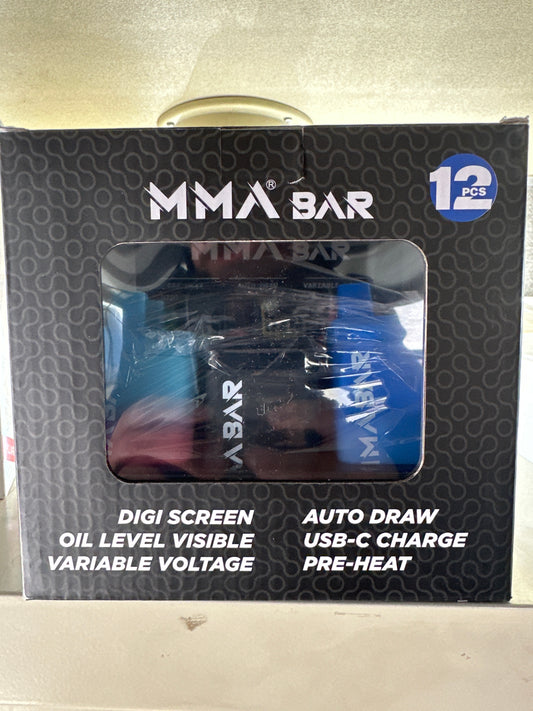 MMA Bar 650mah Discrete Bar 12pk