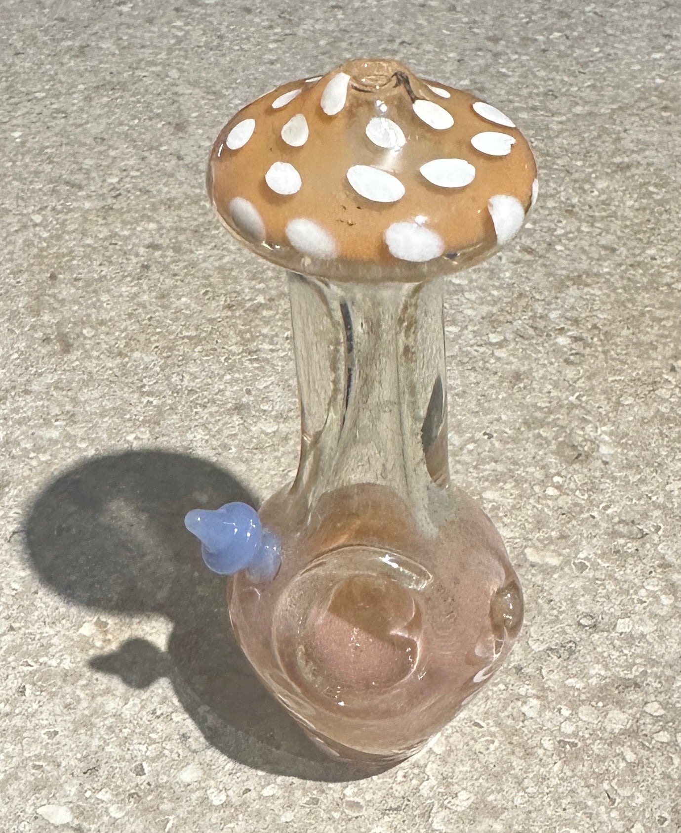 Glass 4” Mushroom Handpipe