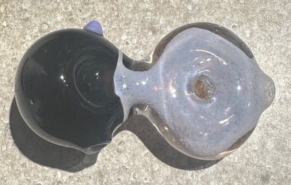 Glass 4” Multi-color Doughnut Handpipe