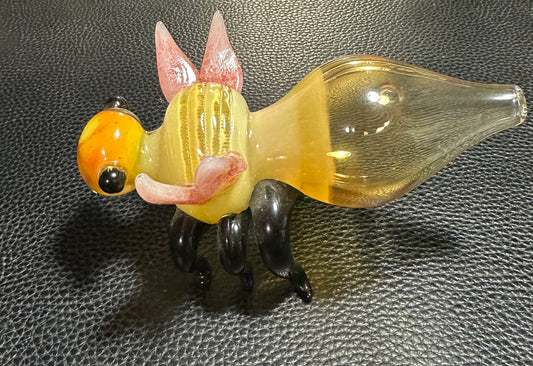 Glass Bee Hand Pipe