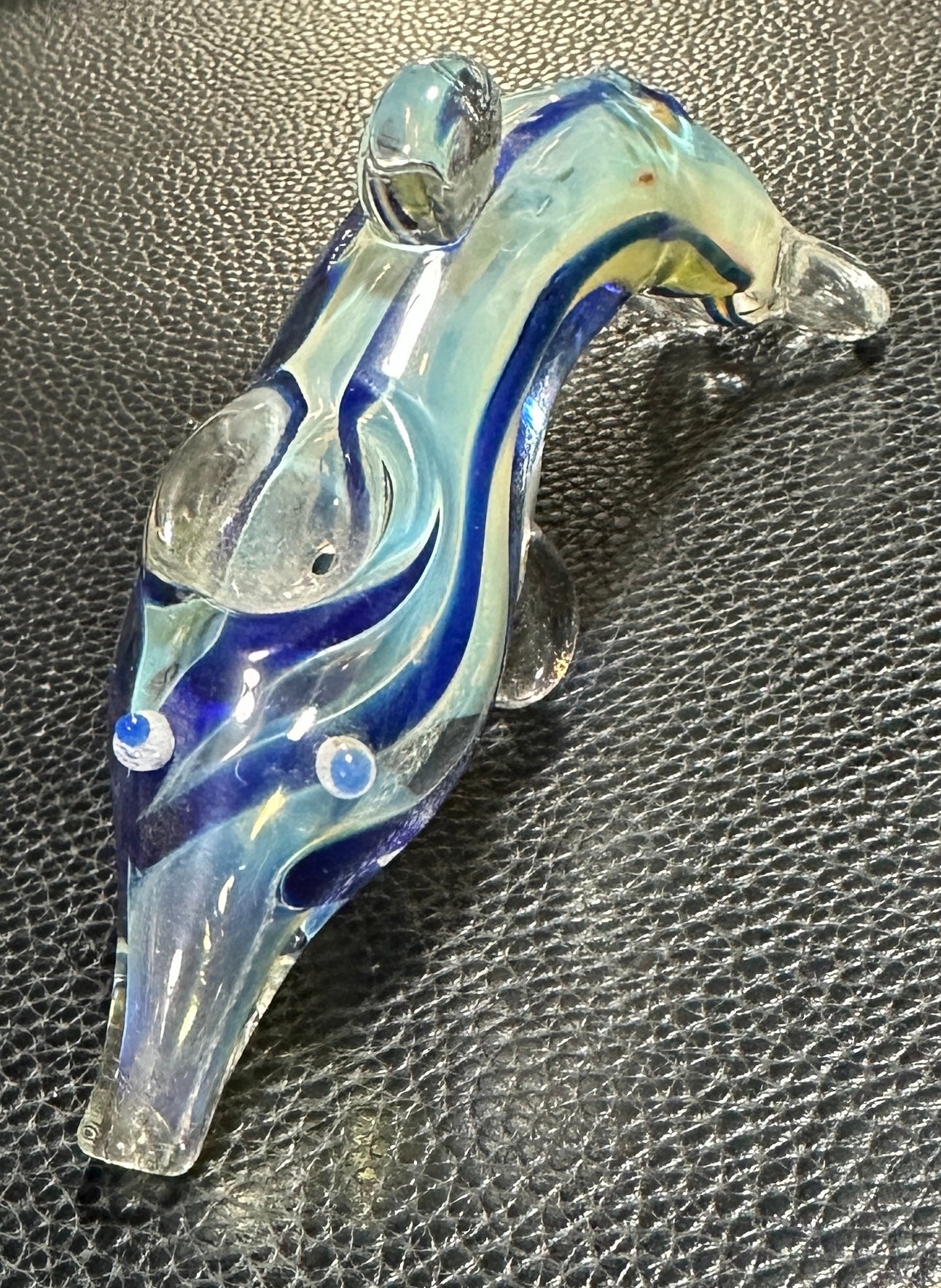 Glass Dolphin Hand Pipe