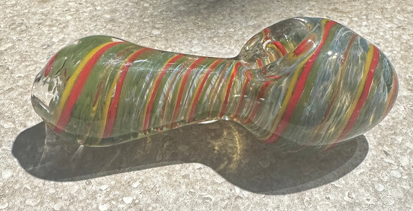 Glass 5” Heavy Acorn Handpipe