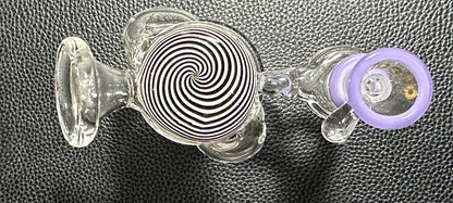 A LEAF Glass 4” Recycler Water Pipe