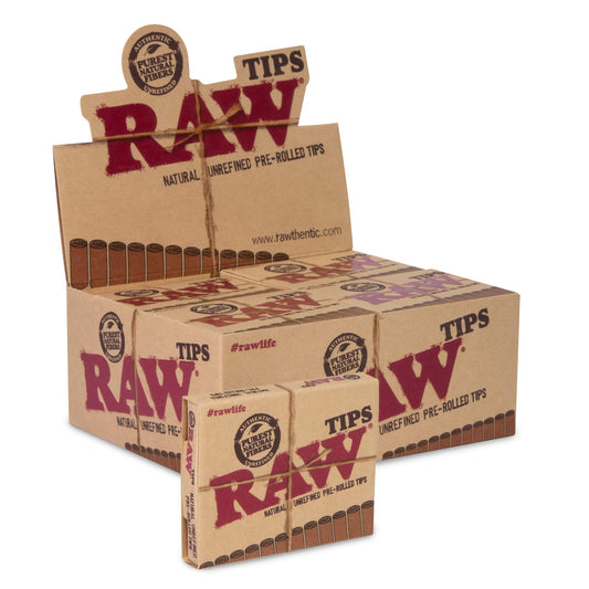 RAW Pre-rolled Tips 21/20pks