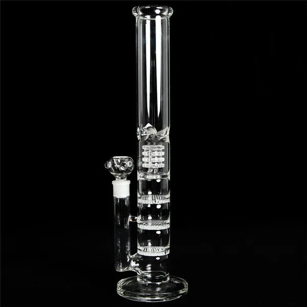 Glass 18” w/ 2 Barrel & 3 Honeycomb Percs